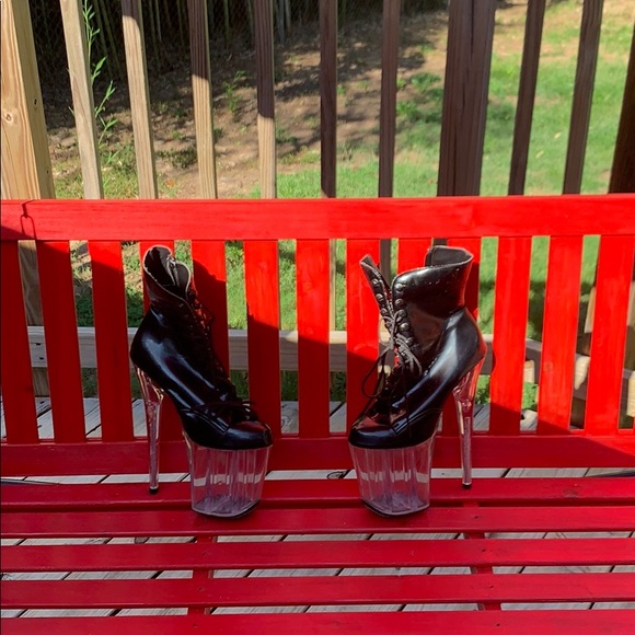 Sexy ankle boots with glass heels - Picture 1 of 3